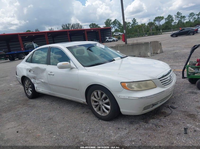 2007 HYUNDAI AZERA LIMITED/SE | KMHFC46F87A206395 | UPCARS