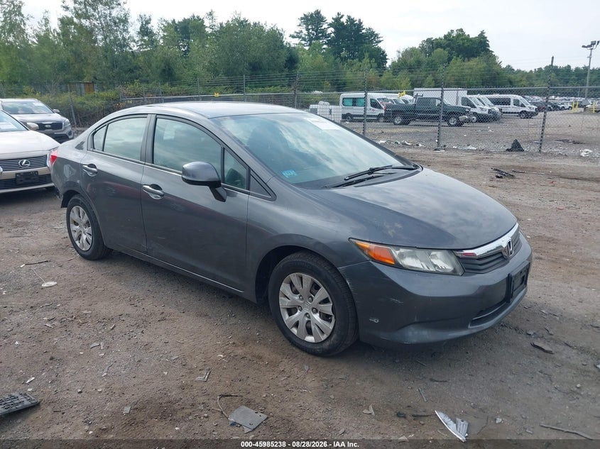 2012 HONDA CIVIC LX | 2HGFB2F55CH558091 | UPCARS