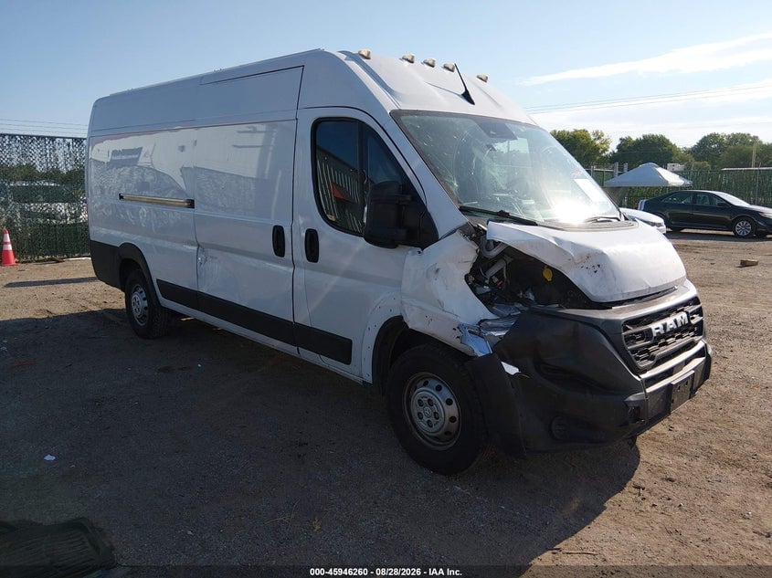 2023 RAM PROMASTER 3500 CARGO VAN HIGH ROOF 159 WB EXT | 3C6MRVJG1PE500967 | UPCARS