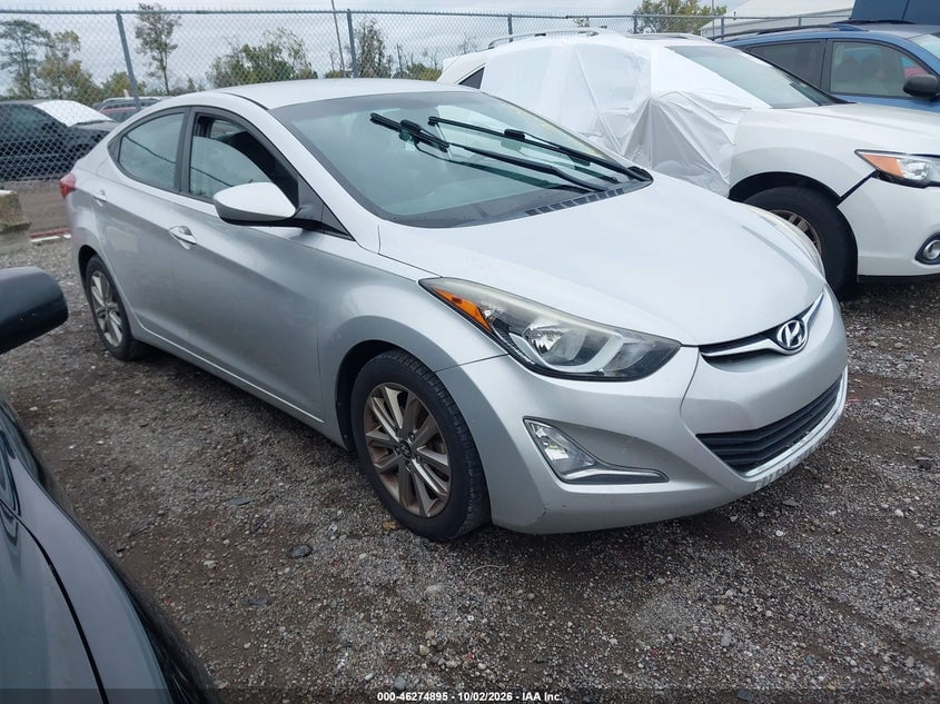 2015 HYUNDAI ELANTRA SE | 5NPDH4AE2FH611770 | UPCARS