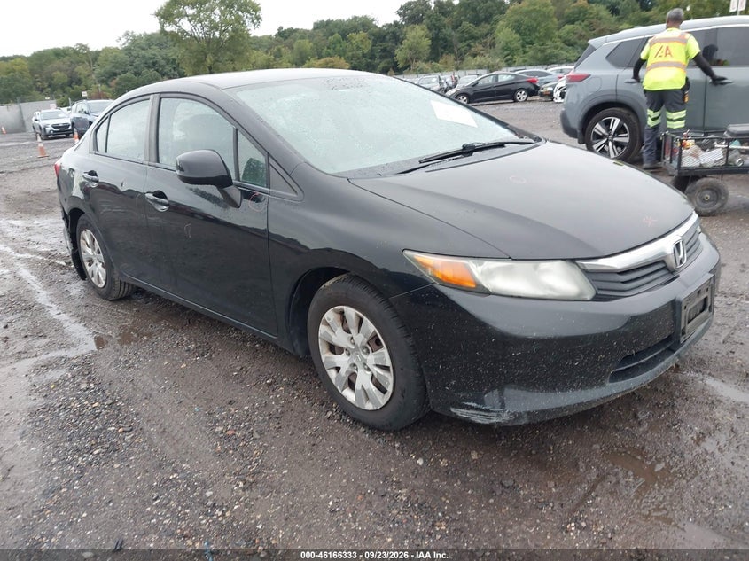 2012 HONDA CIVIC LX | 19XFB2F54CE389871 | UPCARS
