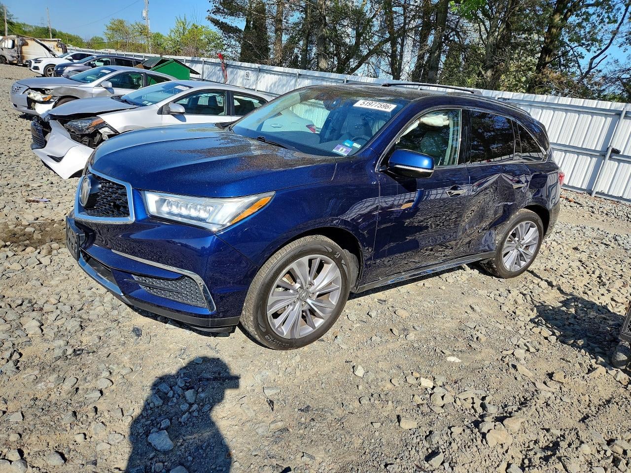 2017 ACURA MDX TECHNOLOGY | 5J8YD4H59HL000329 | UPCARS