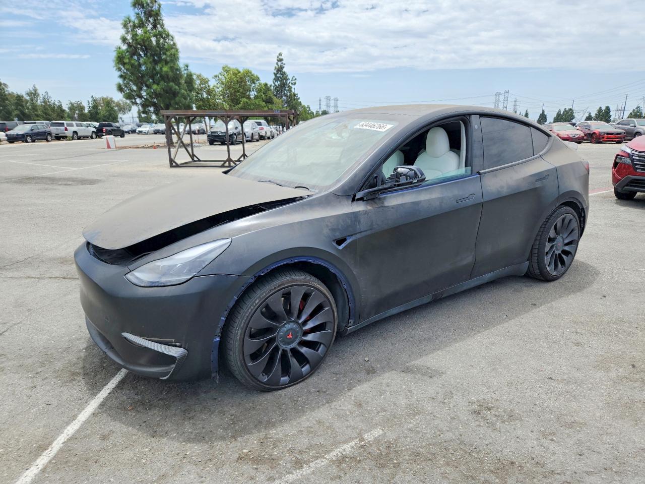 2022 TESLA MODEL Y | 7SAYGDEF9NF387615 | UPCARS