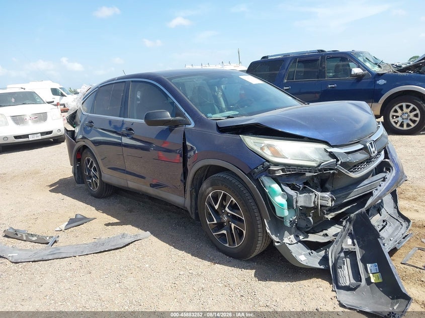 2016 HONDA CR-V SE | 5J6RM3H44GL026141 | UPCARS