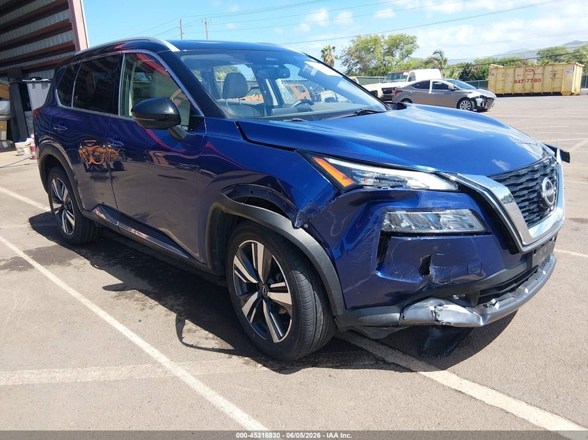 2022 NISSAN ROGUE SL FWD | JN8BT3CA1NW042014 | UPCARS