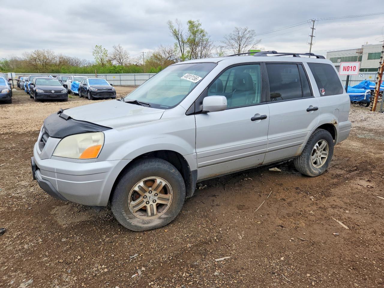 2004 HONDA PILOT EXL | 2HKYF18524H585504 | UPCARS