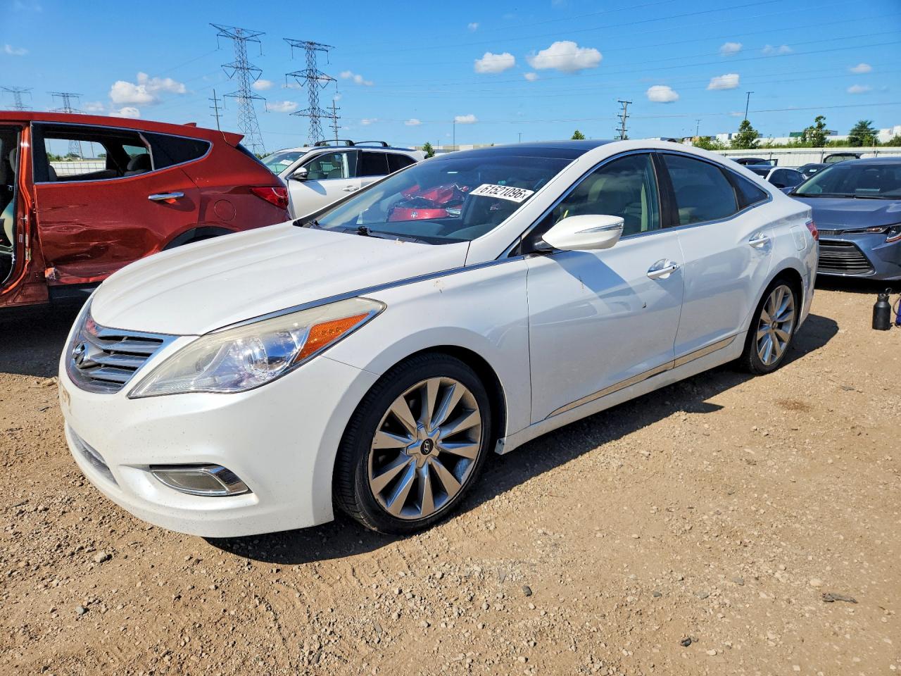 2014 HYUNDAI AZERA LIMITED | KMHFH4JGXEA413739 | UPCARS