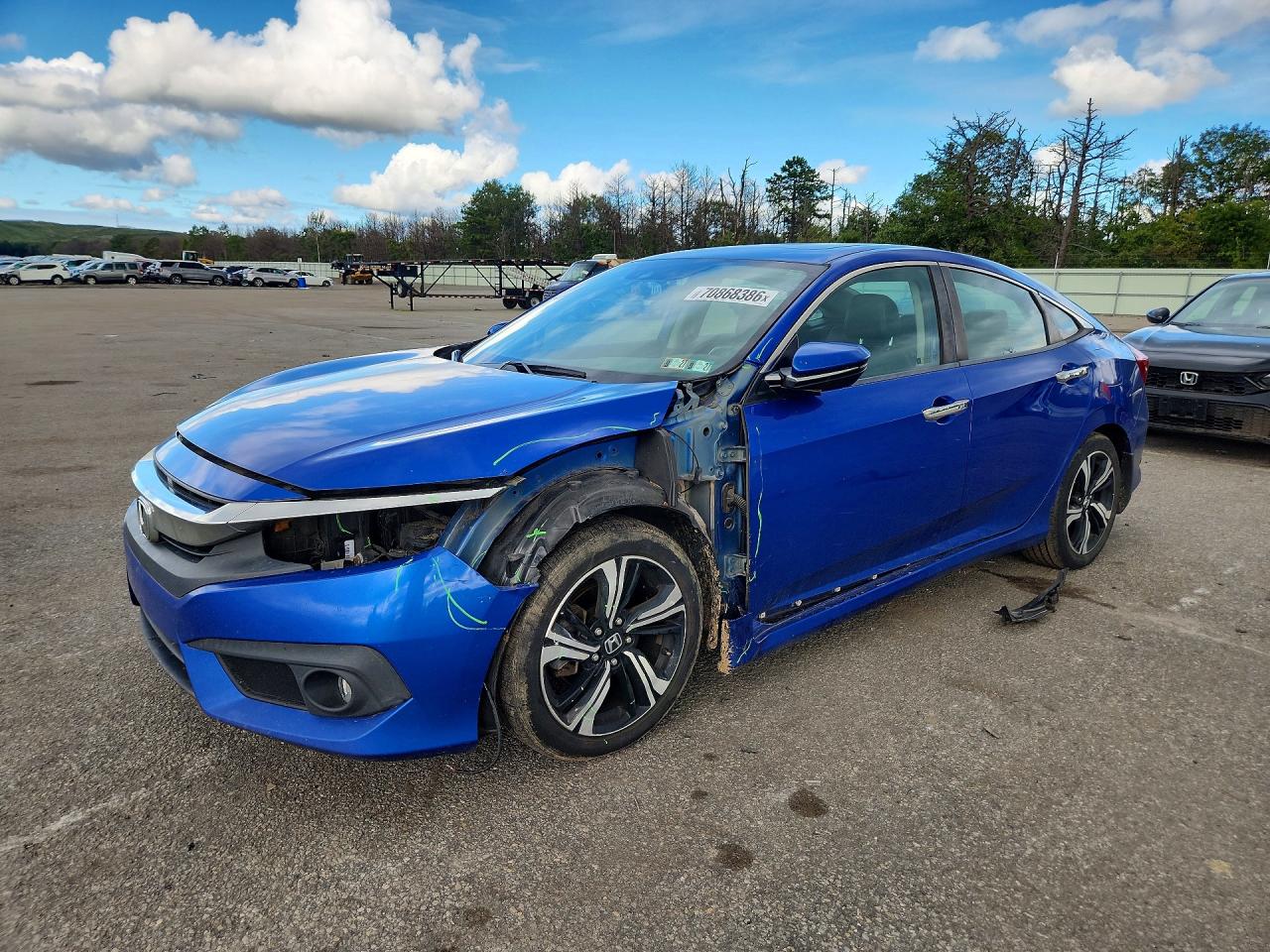2017 HONDA CIVIC TOURING | 19XFC1F92HE203200 | UPCARS