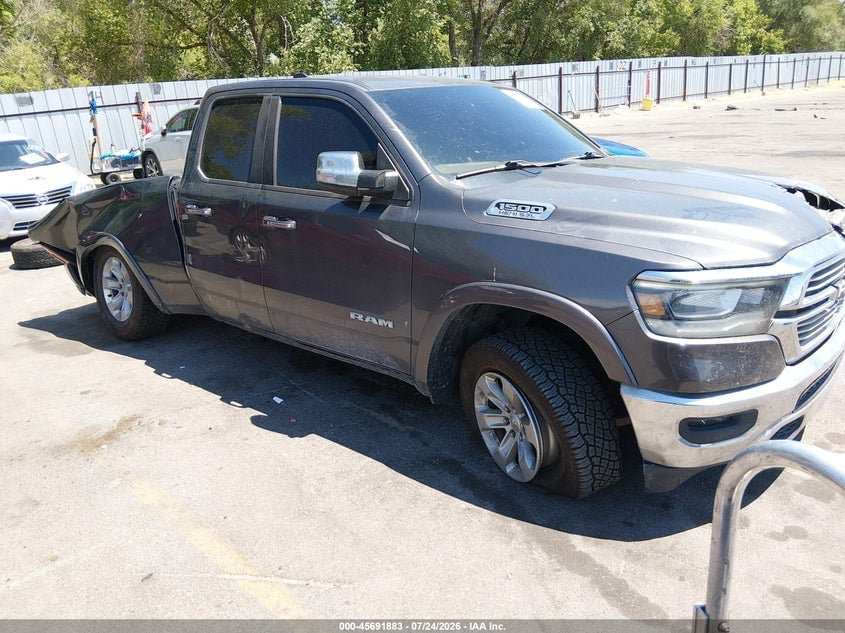 2020 RAM 1500 LARAMIE  4X4 6'4 BOX | 1C6SRFDT3LN271137 | UPCARS