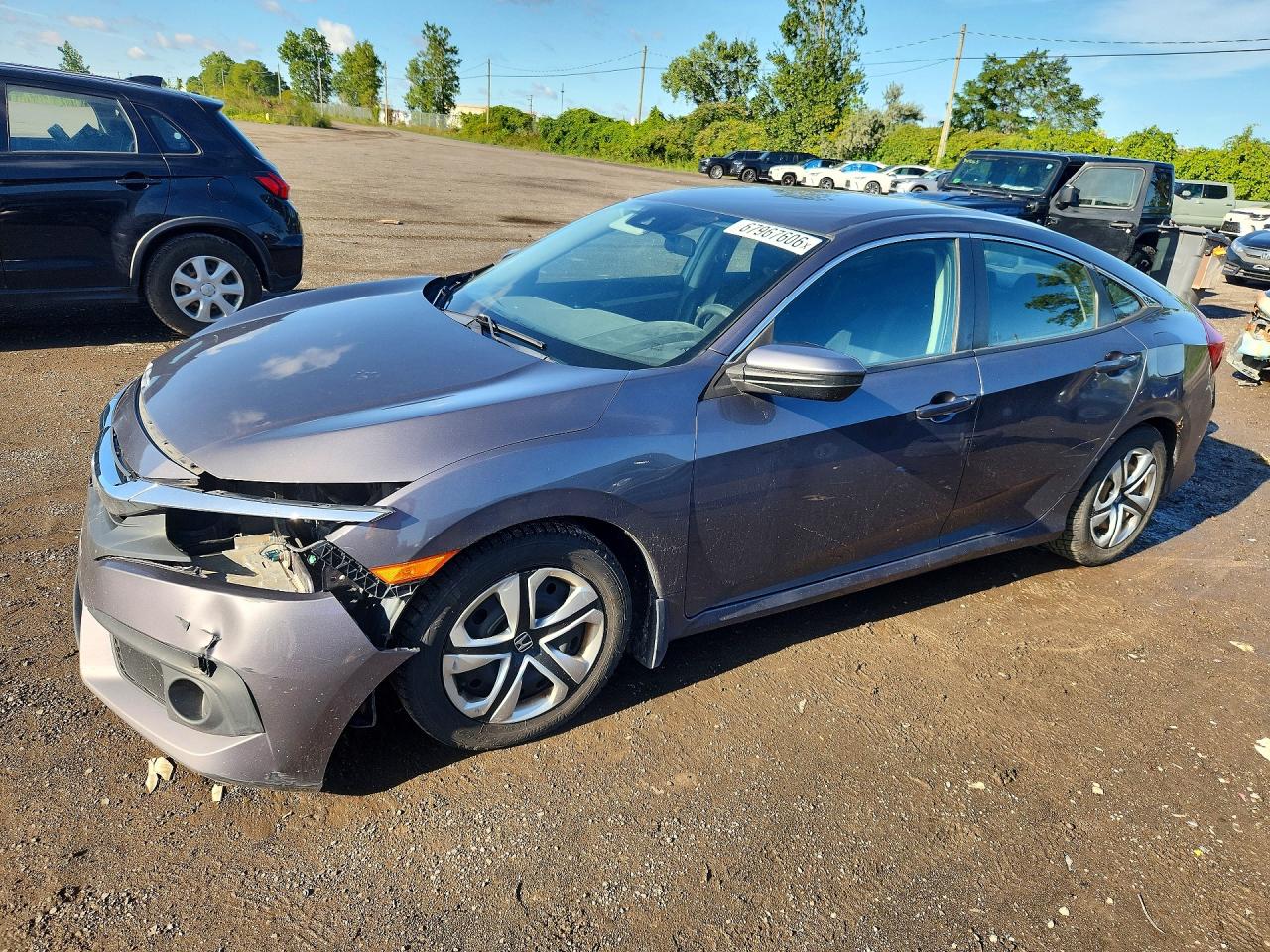2017 HONDA CIVIC LX | 2HGFC2F6XHH018846 | UPCARS