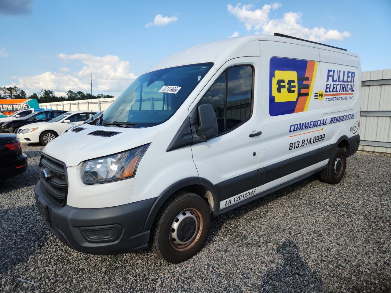 2020 FORD TRANSIT DELIVERY VAN | 1FTBR1C82LKA58805 | UPCARS