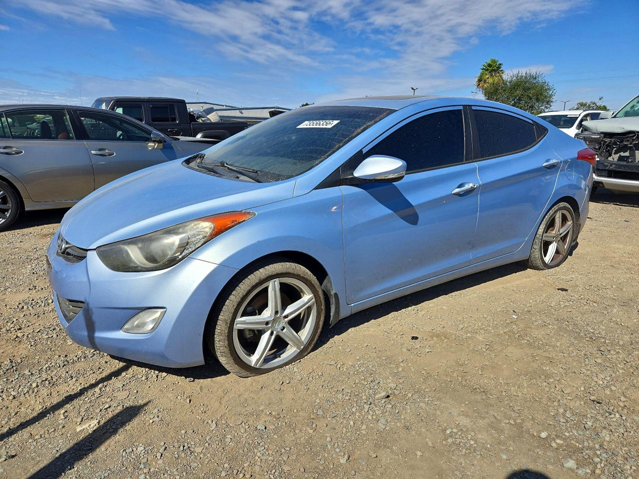 2013 HYUNDAI ELANTRA LIMITED | KMHDH4AE2DU801762 | UPCARS
