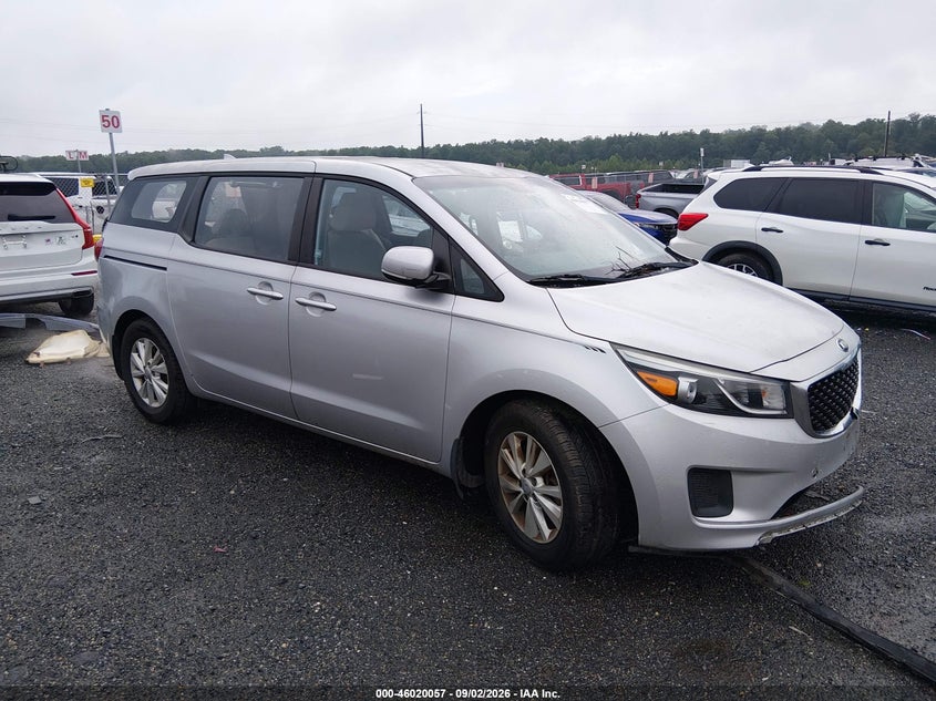 2016 KIA SEDONA L | KNDMA5C19G6181199 | UPCARS