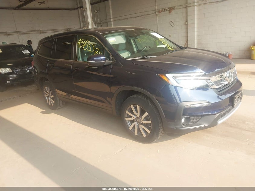 2021 HONDA PILOT AWD EX-L | 5FNYF6H55MB003276 | UPCARS