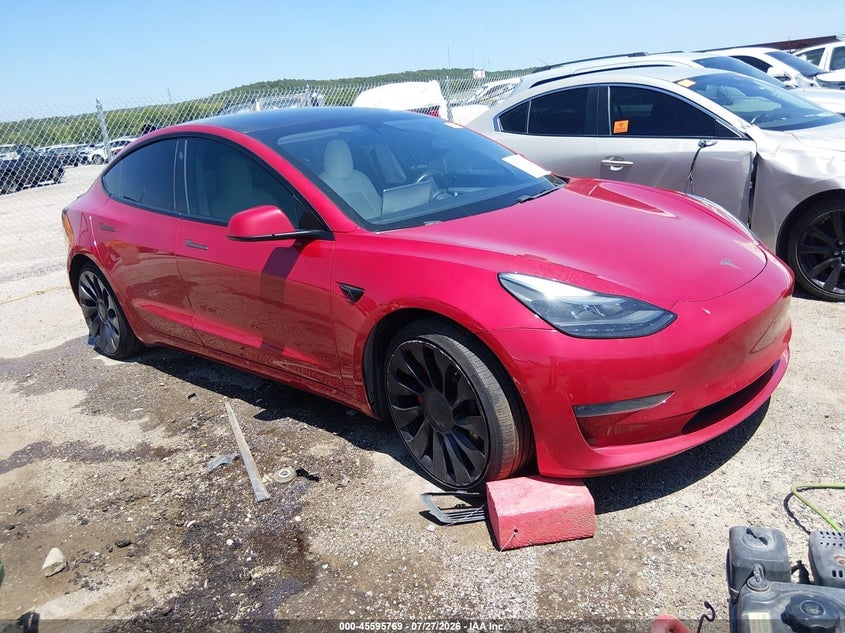 2021 TESLA MODEL 3 PERFORMANCE DUAL MOTOR ALL-WHEEL DRIVE | 5YJ3E1ECXMF082933 | UPCARS