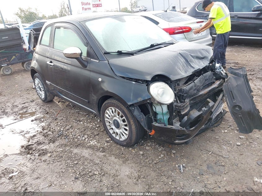 2012 FIAT 500 LOUNGE | 3C3CFFCR2CT104722 | UPCARS