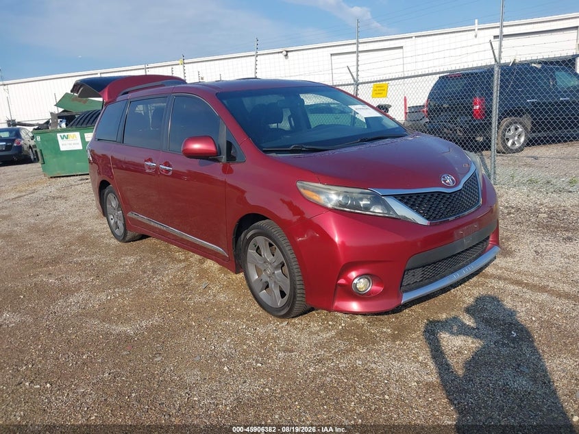 2015 TOYOTA SIENNA SE 8 PASSENGER | 5TDXK3DC4FS593625 | UPCARS