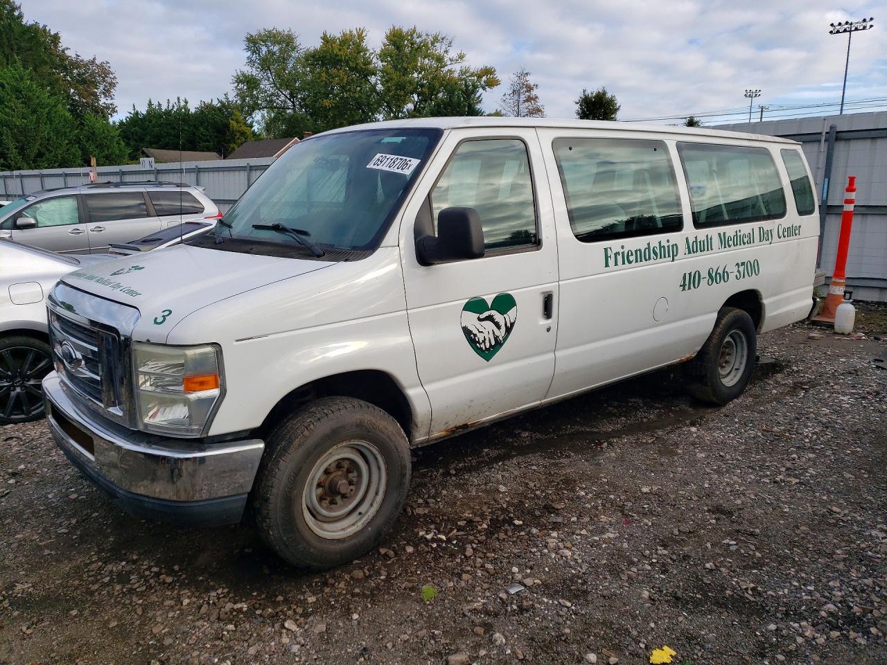 2013 FORD ECONOLIN E350 SUPER DUTY WAGON | 1FBSS3BLXDDA43128 | UPCARS