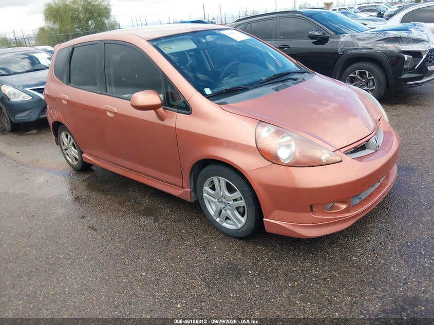 2007 HONDA FIT SPORT | JHMGD37607S040316 | UPCARS