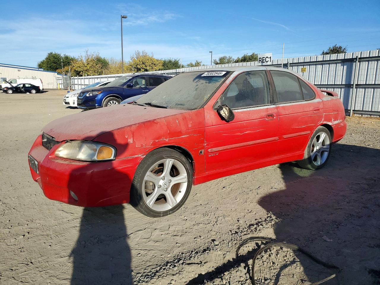 2003 NISSAN SENTRA SE-R | 3N1AB51D93L718850 | UPCARS