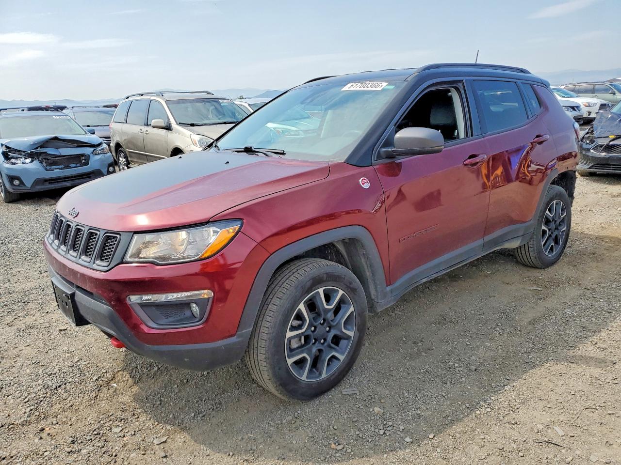 2021 JEEP COMPASS TRAILHAWK | 3C4NJDDBXMT552278 | UPCARS