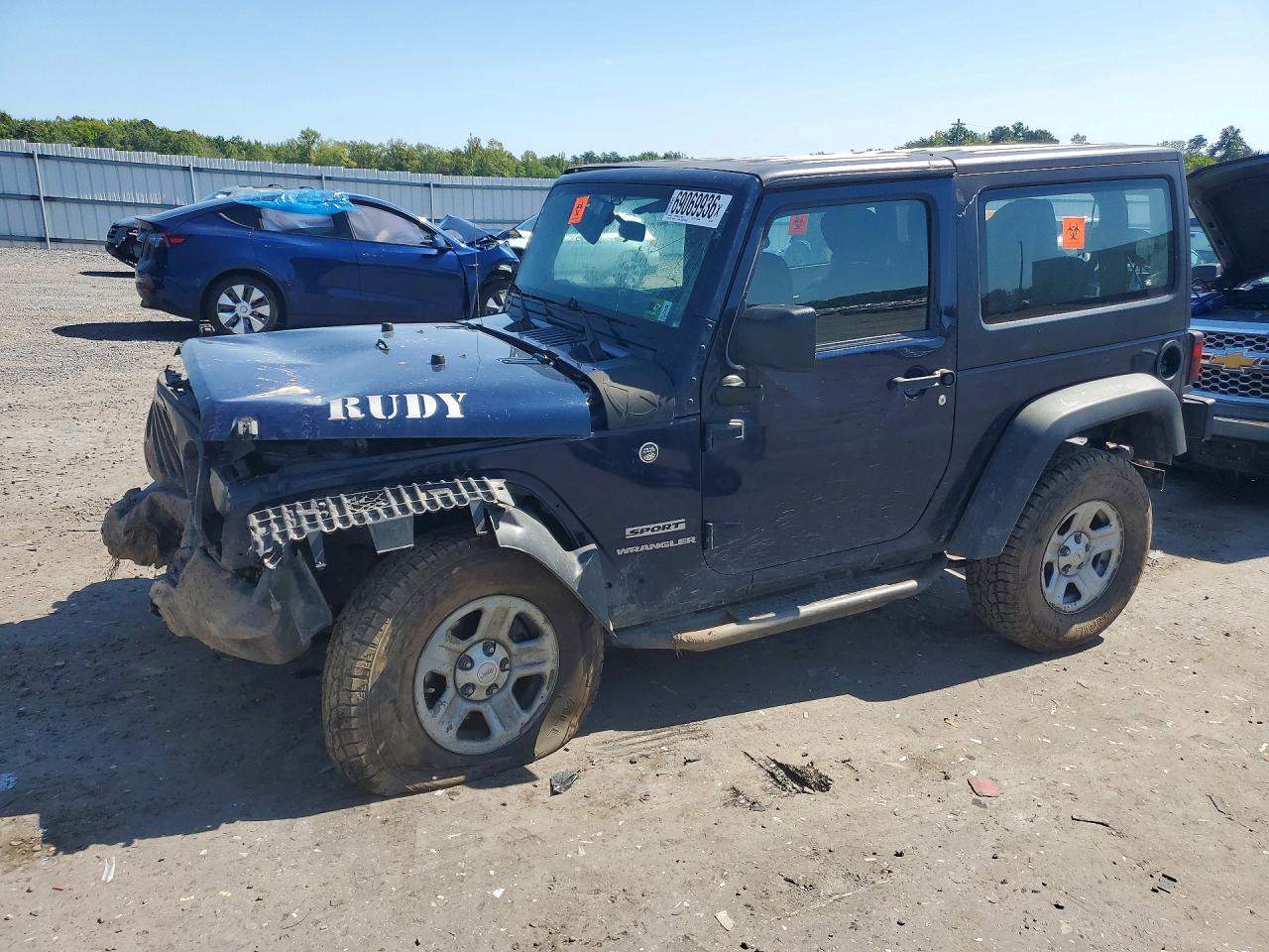 2013 JEEP WRANGLER SPORT | 1C4AJWAGXDL505774 | UPCARS