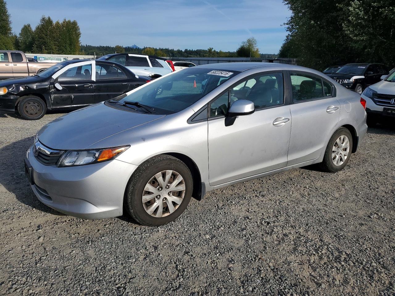 2012 HONDA CIVIC LX | 19XFB2F56CE320485 | UPCARS