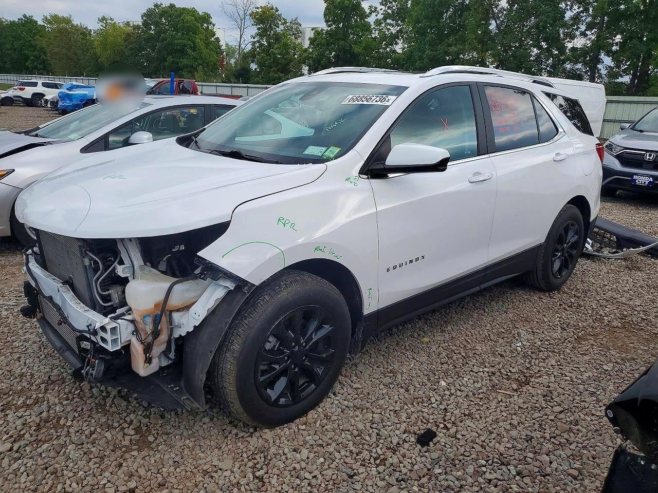 2021 CHEVROLET EQUINOX LT | 3GNAXUEV7ML372799 | UPCARS