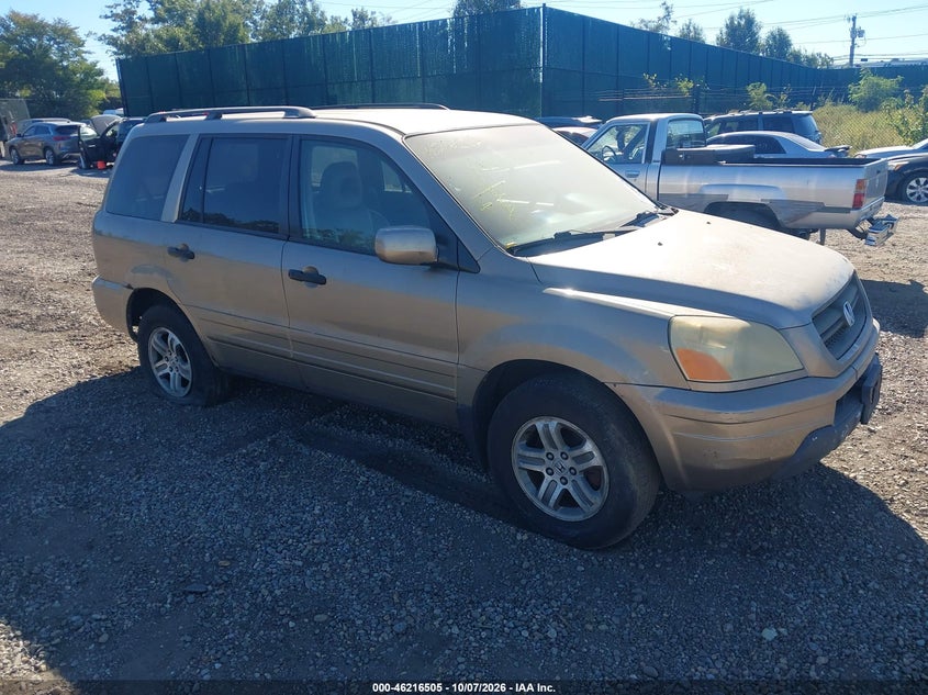 2004 HONDA PILOT EXL | 2HKYF18534H622740 | UPCARS