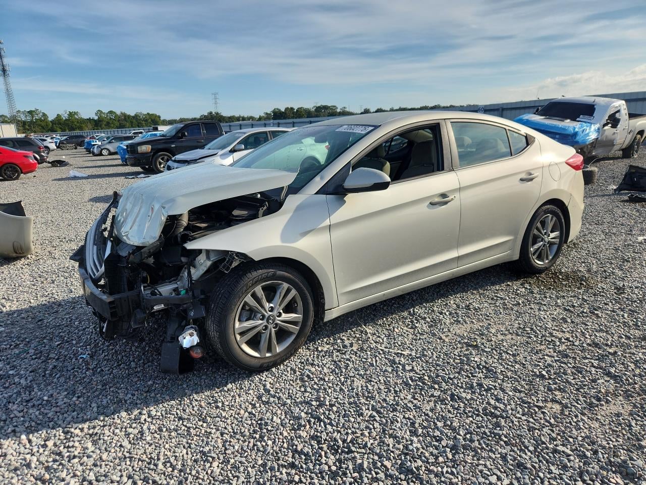 2017 HYUNDAI ELANTRA SE | 5NPD84LF9HH044966 | UPCARS