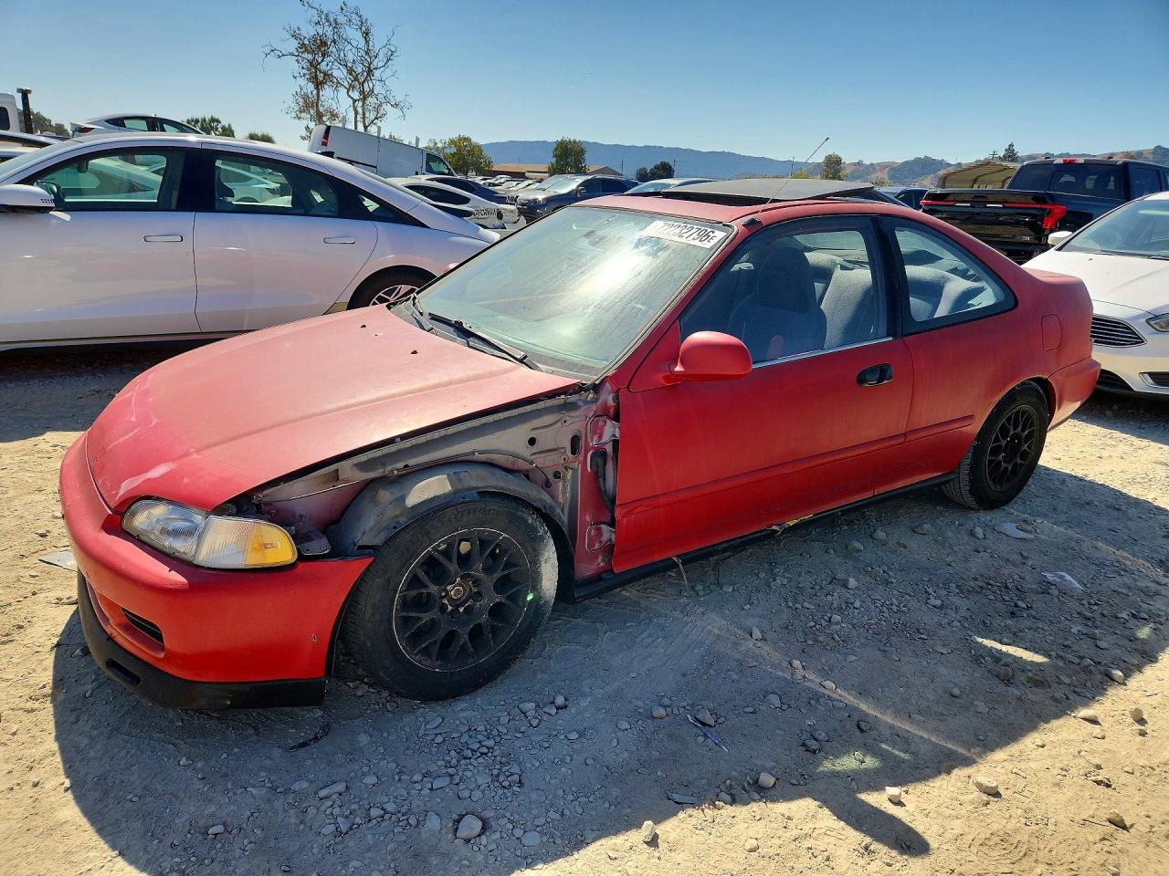 1993 HONDA CIVIC EX | 1HGEJ1252PL052709 | UPCARS