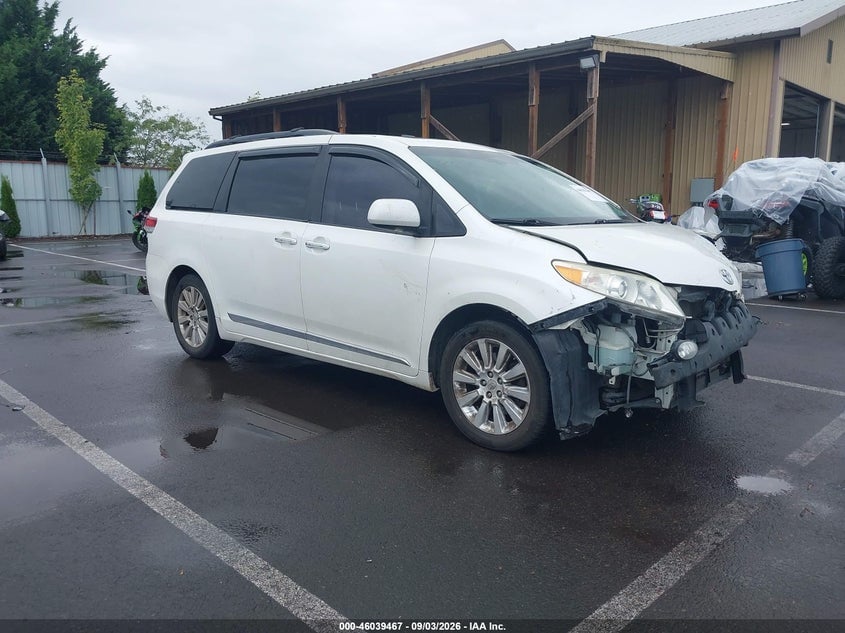 2011 TOYOTA SIENNA LTD | 5TDYK3DC3BS020262 | UPCARS