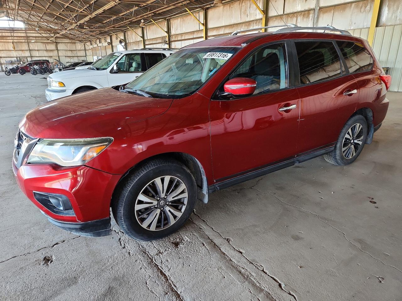 2017 NISSAN PATHFINDER S | 5N1DR2MM0HC602063 | UPCARS