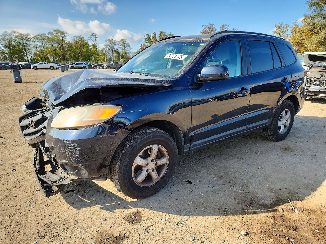 2008 HYUNDAI SANTA FE GLS | 5NMSG13D68H165877 | UPCARS