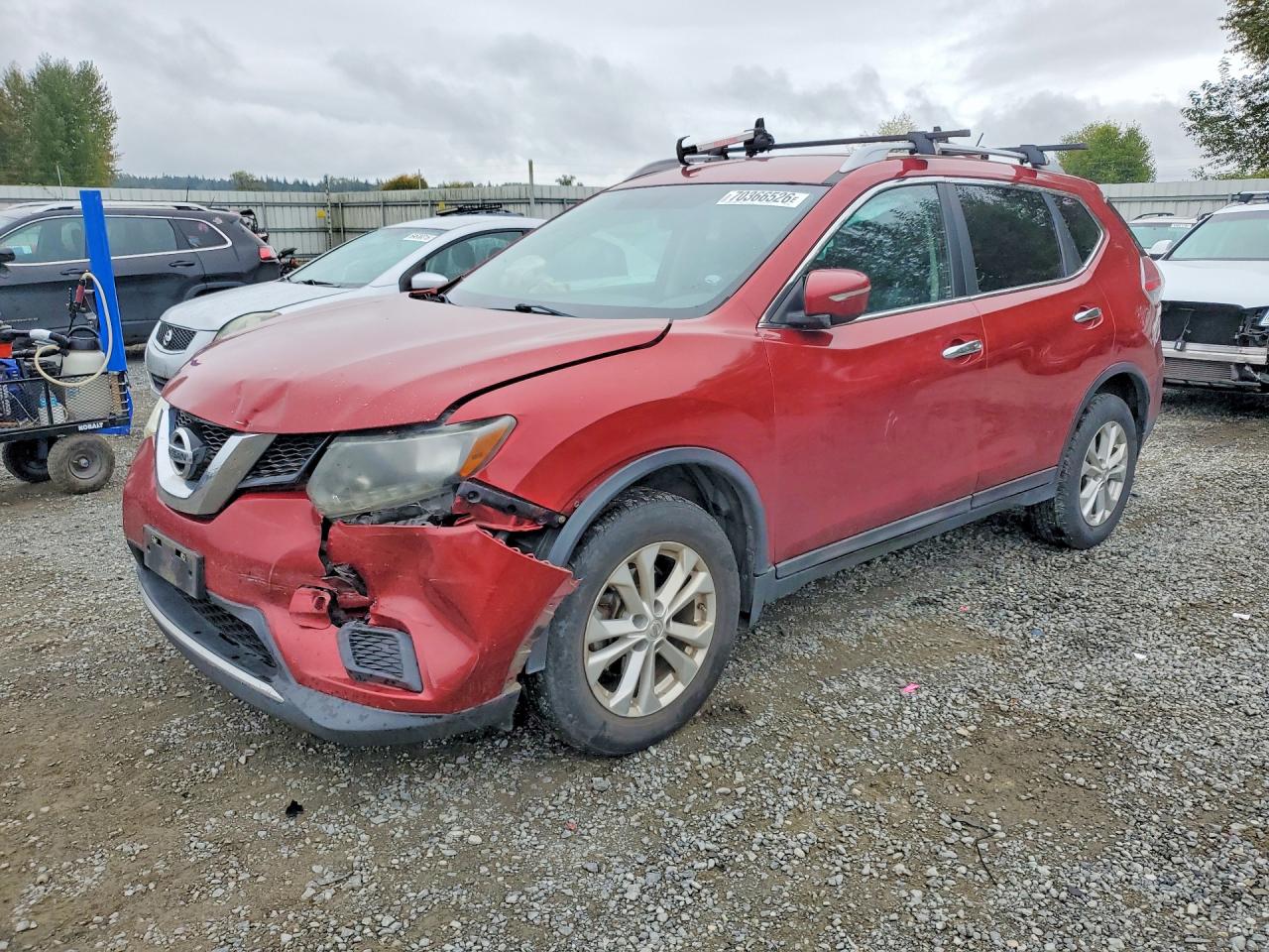 2014 NISSAN ROGUE SV | 5N1AT2MV7EC869192 | UPCARS