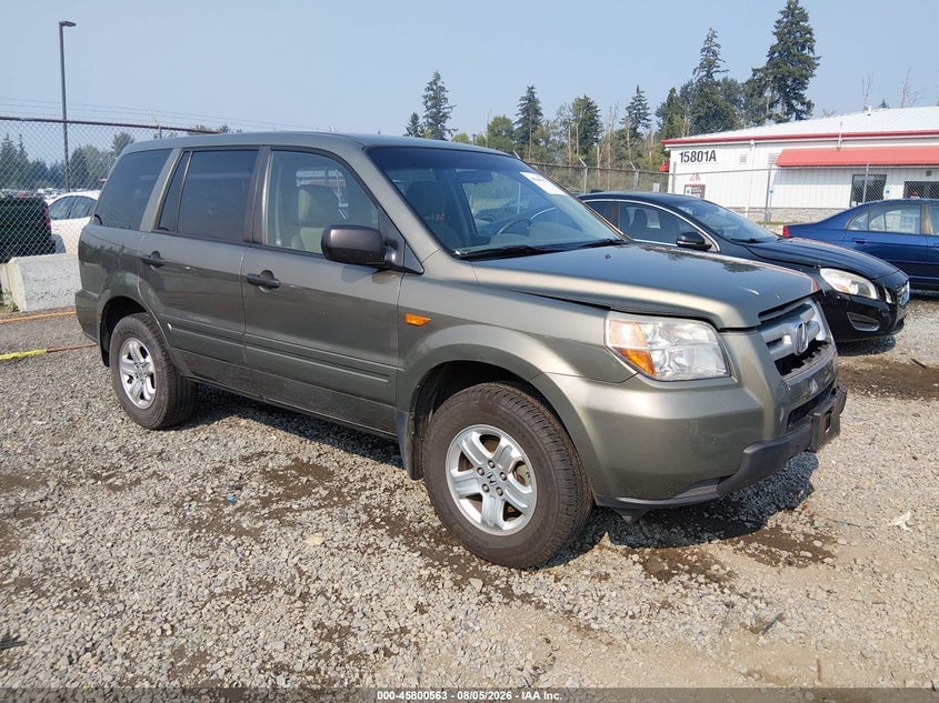 2007 HONDA PILOT LX | 2HKYF18177H537322 | UPCARS