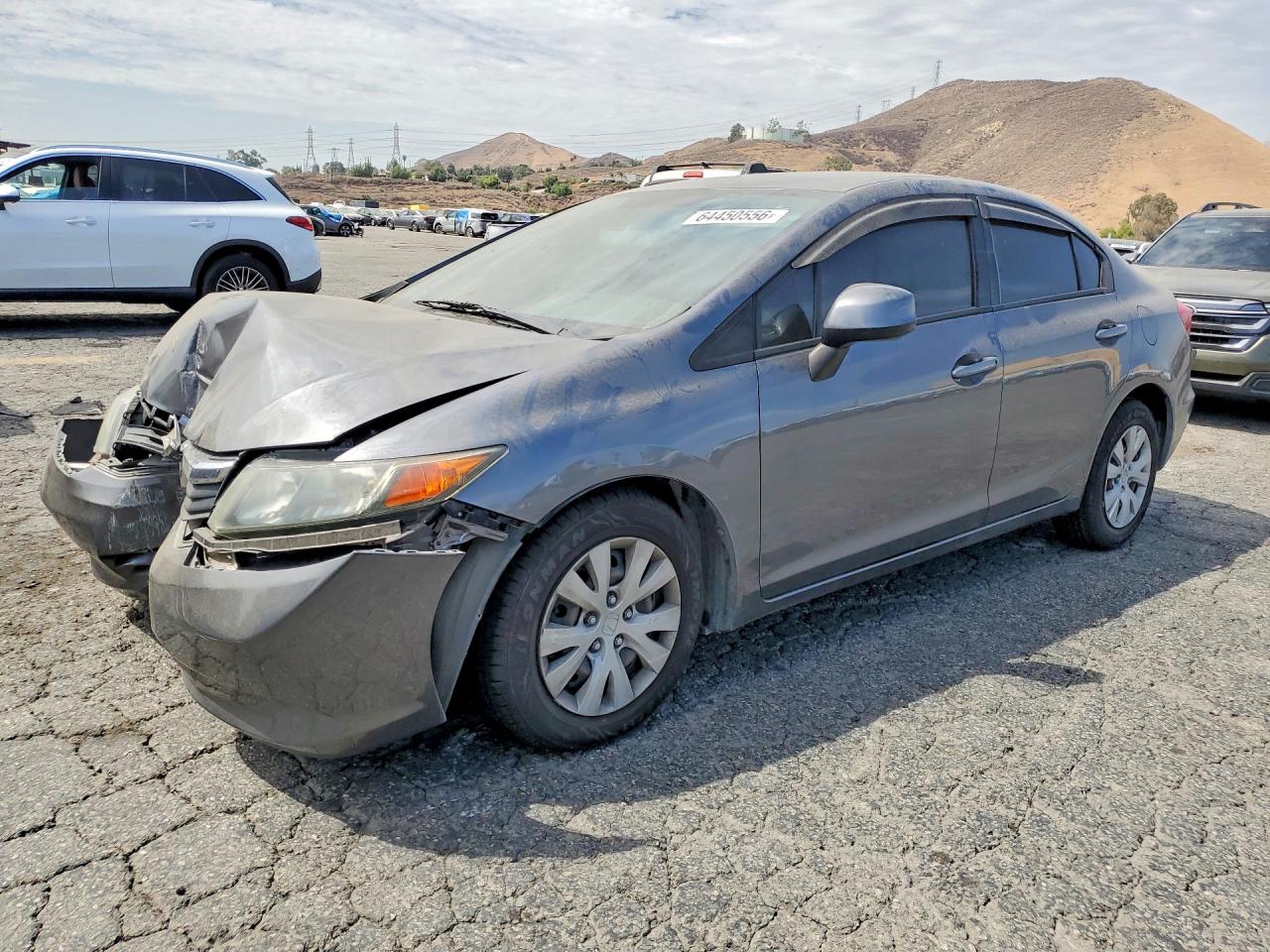 2012 HONDA CIVIC LX | 19XFB2F58CE346831 | UPCARS