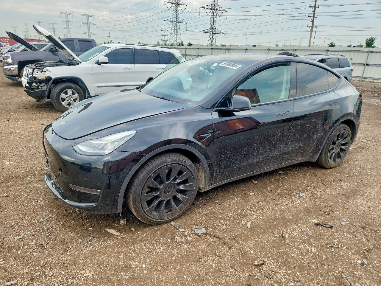 2022 TESLA MODEL Y | 7SAYGDEE5NF387201 | UPCARS