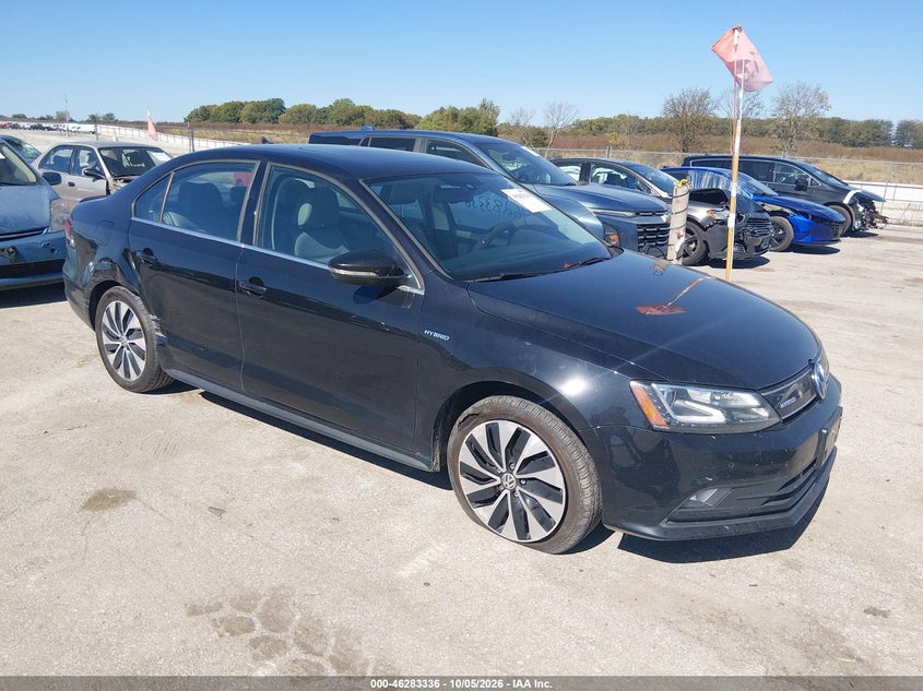 2016 VOLKSWAGEN JETTA HYBRID SEL PREMIUM | 3VW637AJ9GM344934 | UPCARS