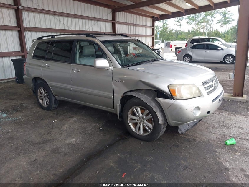 2006 TOYOTA HIGHLANDER HYBRID LIMITED V6 | JTEEW21A860013560 | UPCARS