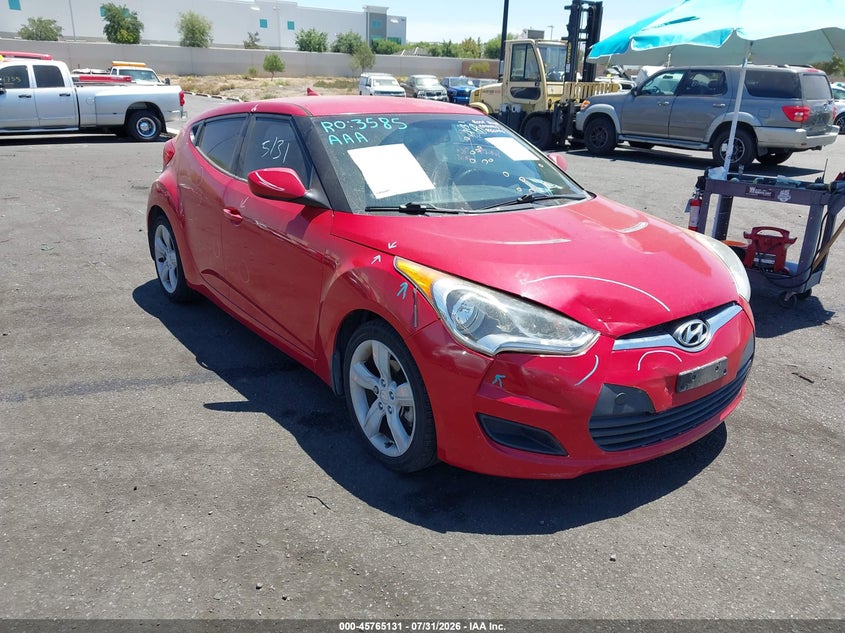 2013 HYUNDAI VELOSTER BASE W/BLACK | KMHTC6AD4DU115624 | UPCARS