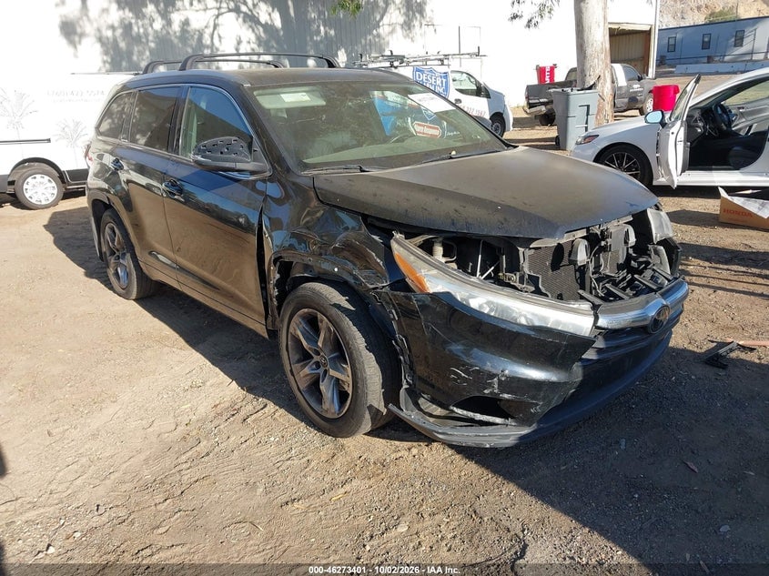 2016 TOYOTA HIGHLANDER LIMITED PLATINUM V6 | 5TDDKRFH5GS332858 | UPCARS