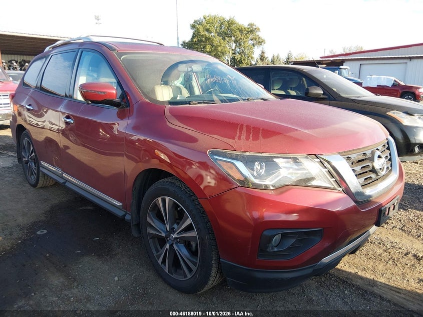 2017 NISSAN PATHFINDER PLATINUM | 5N1DR2MM2HC602243 | UPCARS