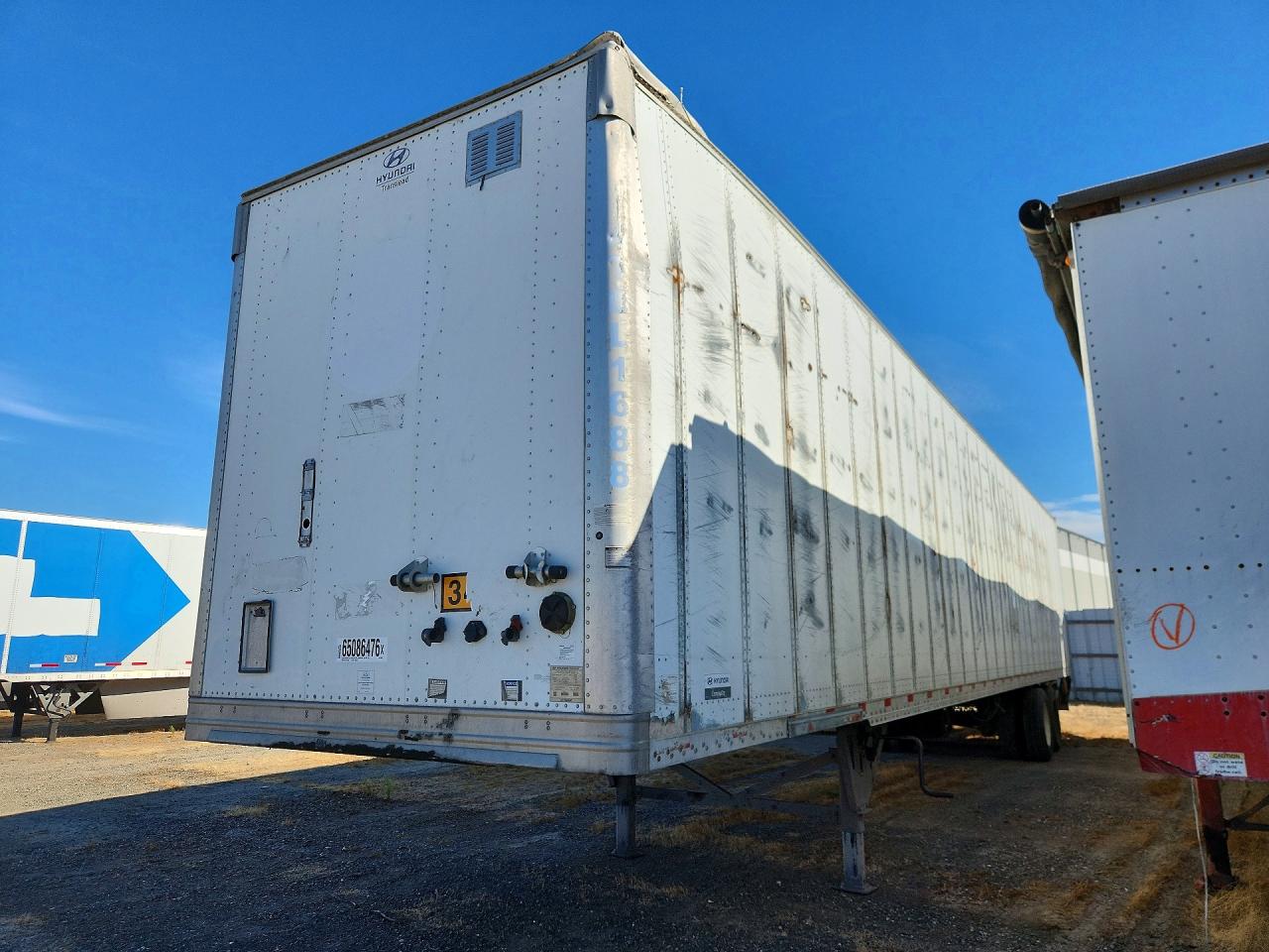 2022 HYUNDAI TRANSLEAD VC2530152-AJS DRY VAN TRAILER | 3H3V532KXNS350097 | UPCARS
