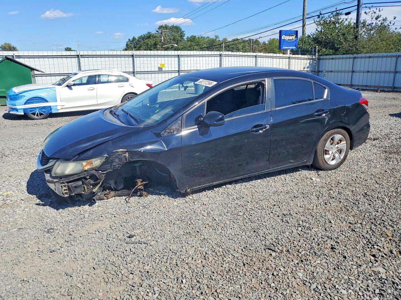 2013 HONDA CIVIC LX | 2HGFB2F57DH565089 | UPCARS