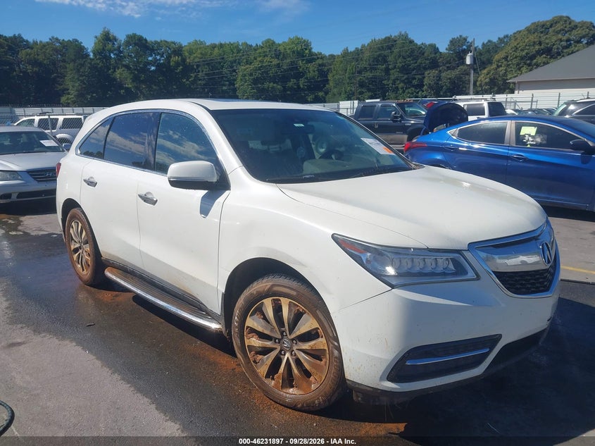 2014 ACURA MDX TECHNOLOGY PACKAGE | 5FRYD3H49EB011392 | UPCARS