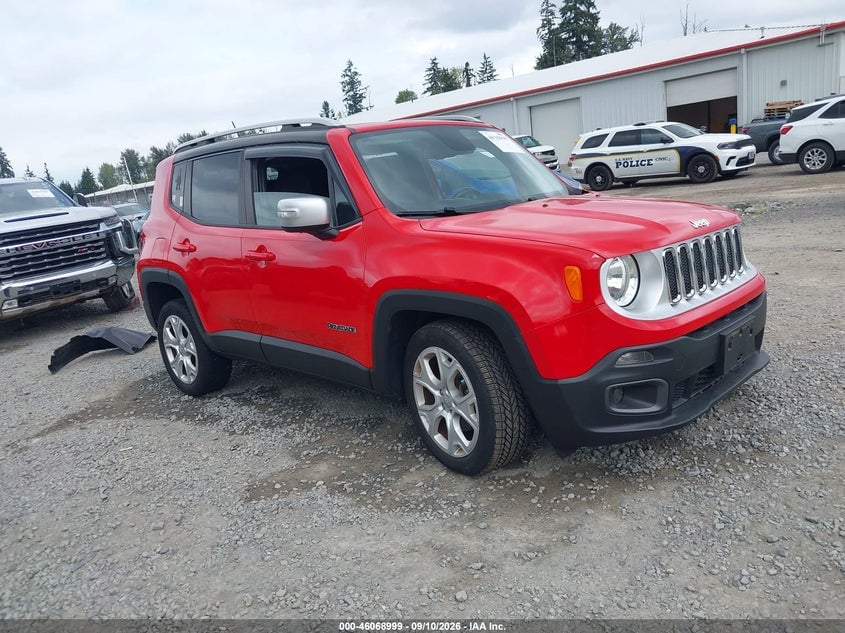 2016 JEEP RENEGADE LIMITED | ZACCJBDT3GPD98142 | UPCARS