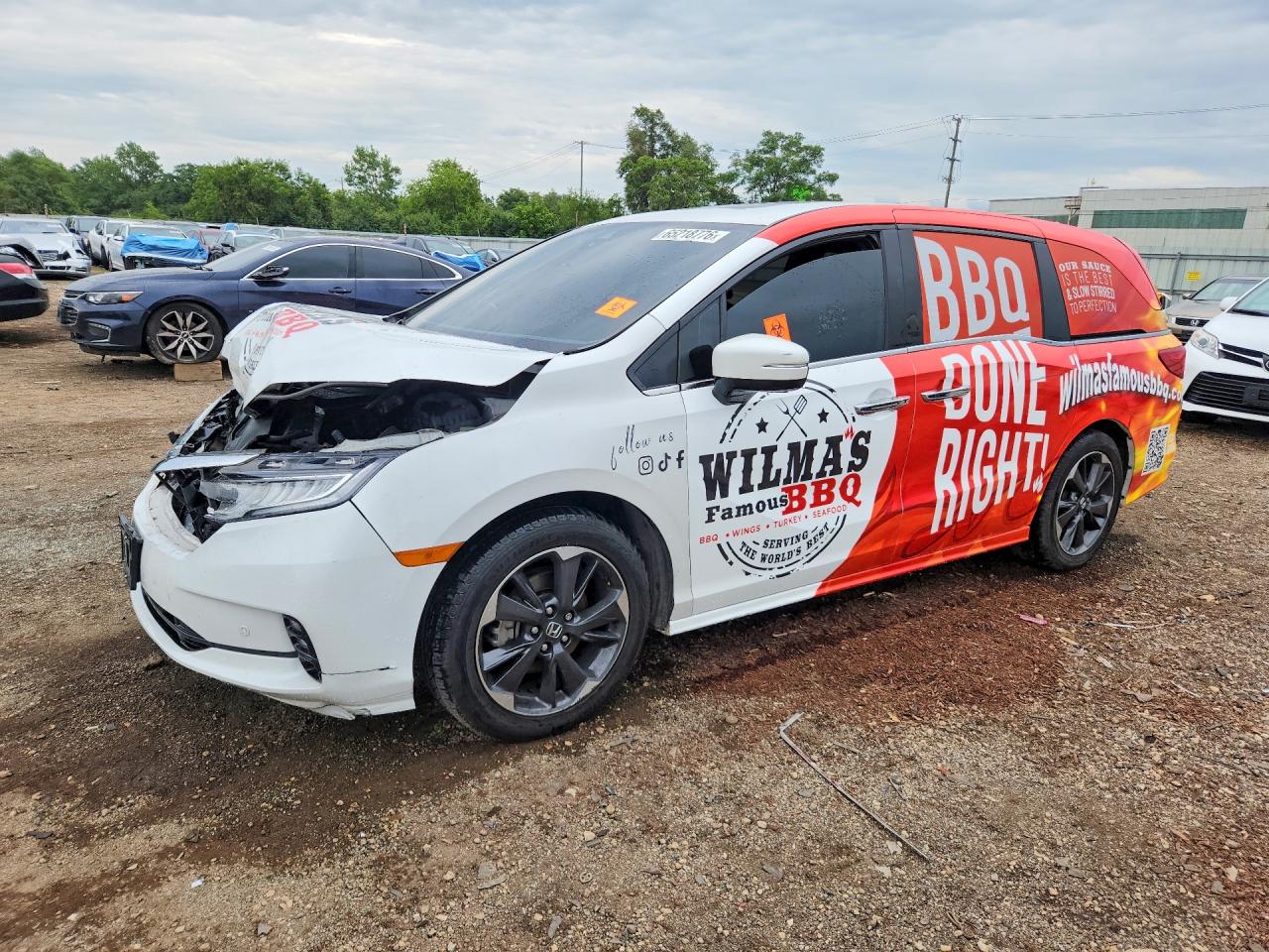2021 HONDA ODYSSEY ELITE | 5FNRL6H90MB005968 | UPCARS