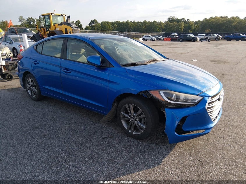 2017 HYUNDAI ELANTRA SE | KMHD84LF6HU191280 | UPCARS