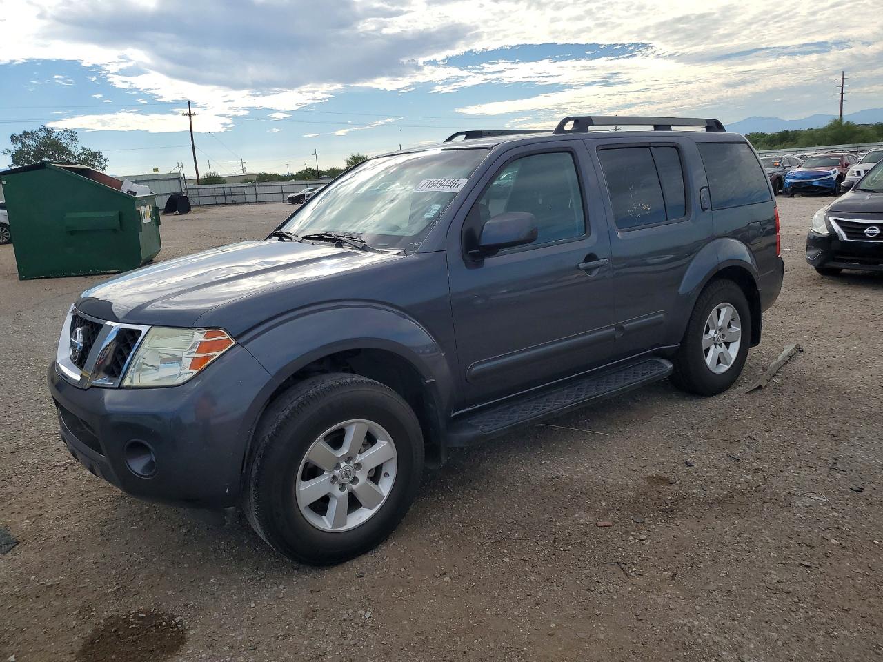 2012 NISSAN PATHFINDER S | 5N1AR1NN5CC611189 | UPCARS